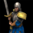 Counter Elite Temple Guard with Two-Handed Swordsman