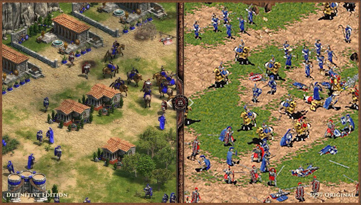 Age of Empires Definitive Edition Comparison to Original version