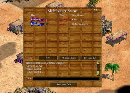 age of empires 2 the conquerors server ip