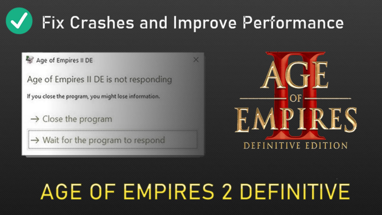 age of empires not launching