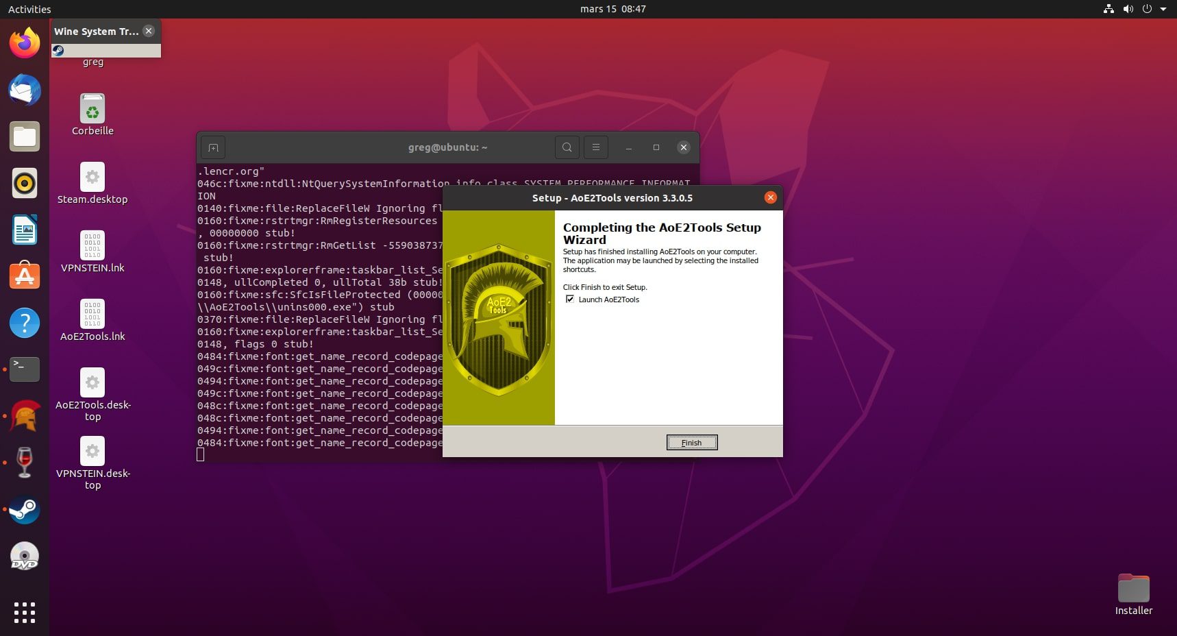 ubuntu 人気 18.04 セットアップ wine