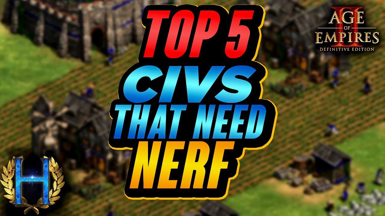 Five Civilizations Requiring a Power Reduction in Age of Empires II