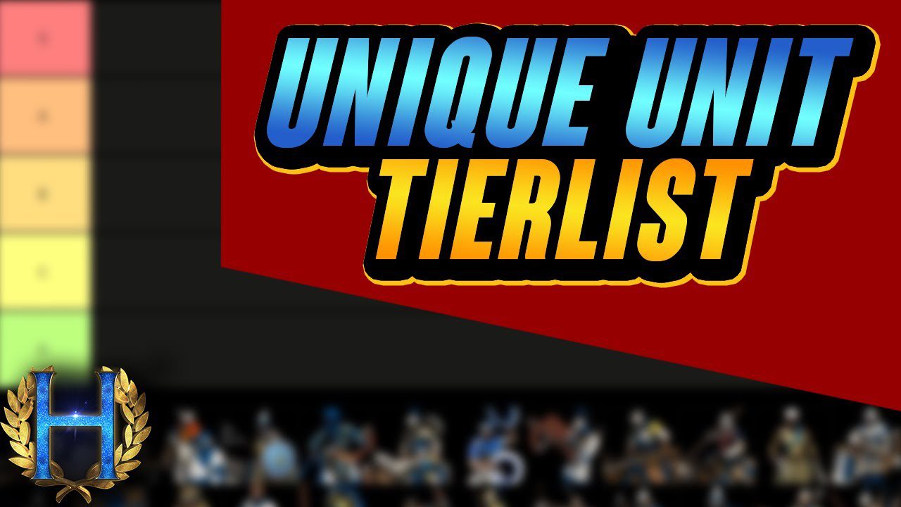 The Finest Distinctive Units: Tier List for Age of Empires II