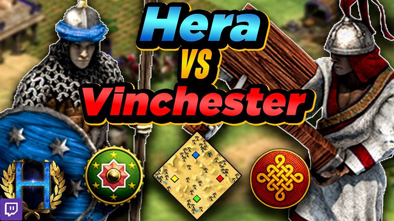 Hindustanis versus Chinese in One-on-One Arabia, Versus Vinchester in Age of Empires II