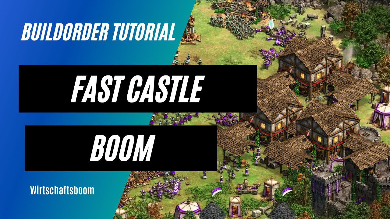 Create a Quick Castle Expansion Strategy Tutorial for Age of Empires 2 Definitive Edition