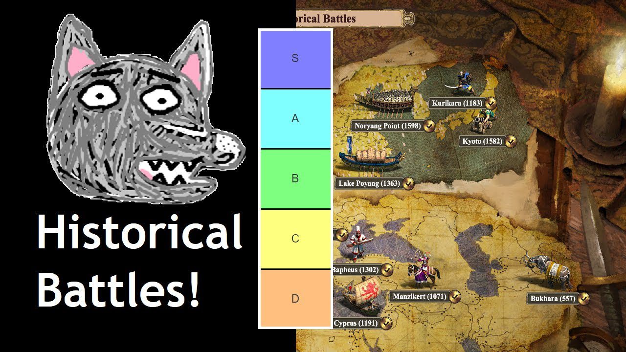 Age of Empires II: Definitive Edition Historical Battles Tier Ranking