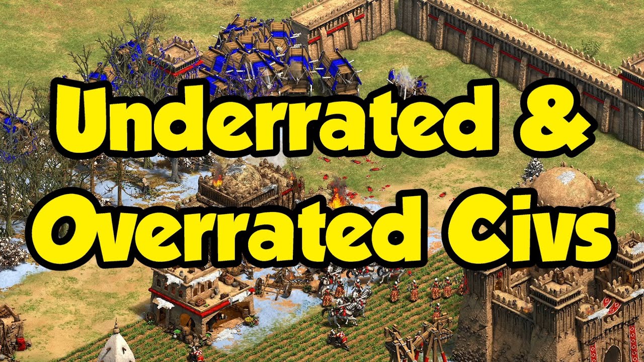Underappreciated and Exalted Civilizations in Age of Empires II