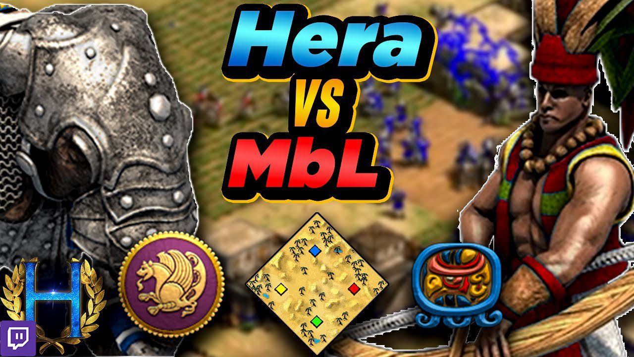 Persians Versus Mayans in One-on-One Arabia in Age of Empires II