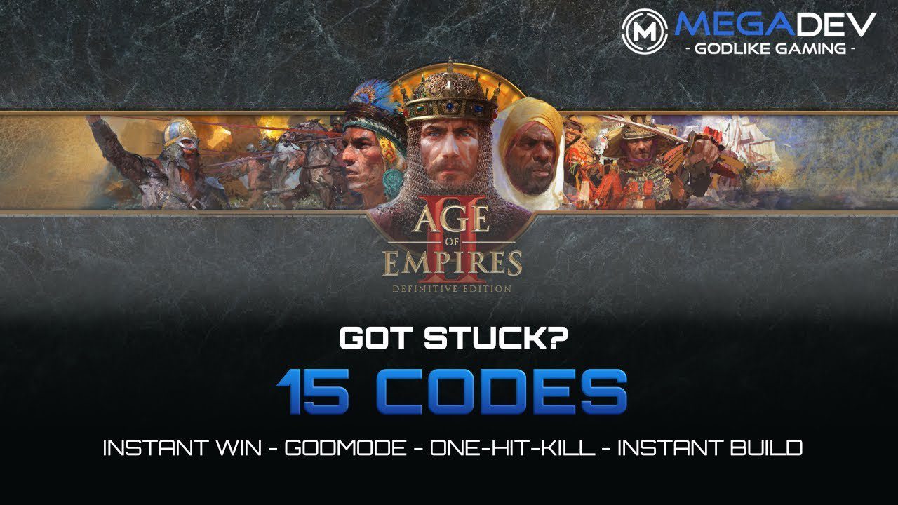 Age of Empires II: Definitive Edition – Cheats for Godmode, One-Hit Kills, and Instant Wins with MegaDev Trainer