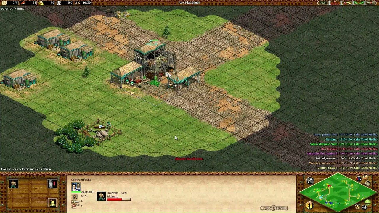 Age of Empires II: Quick Castle Building in the Black Forest
