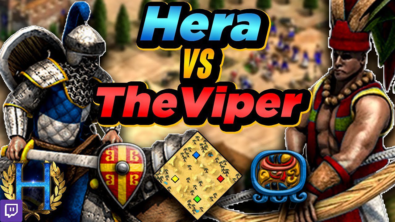 Byzantines Versus Mayans One Versus One in Arabia Versus TheViper in Age of Empires II