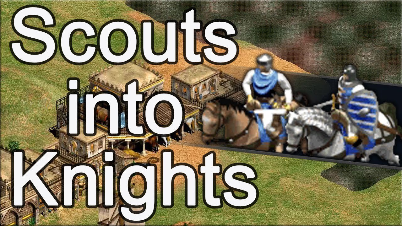 Constructing an Age of Empires II Strategy: Scouting Followed by Knight Production