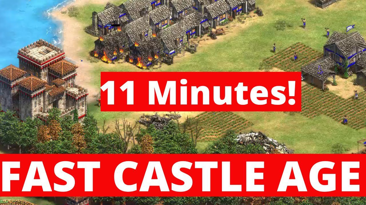 Rapid Castle Era Tactics – Multiplayer Gameplay of Age of Empires 2 Definitive Edition [High Definition Computer]