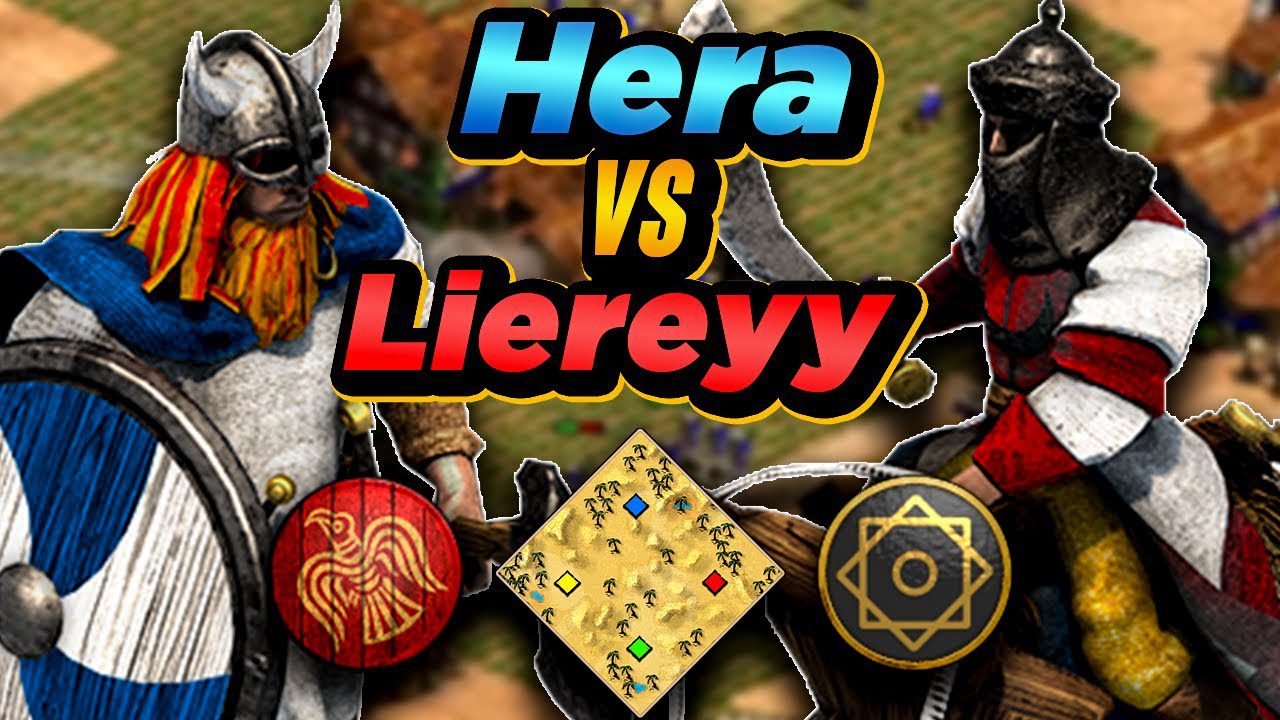 Vikings Versus Saracens in One-on-One Arabia with Liereyy in Age of Empires II