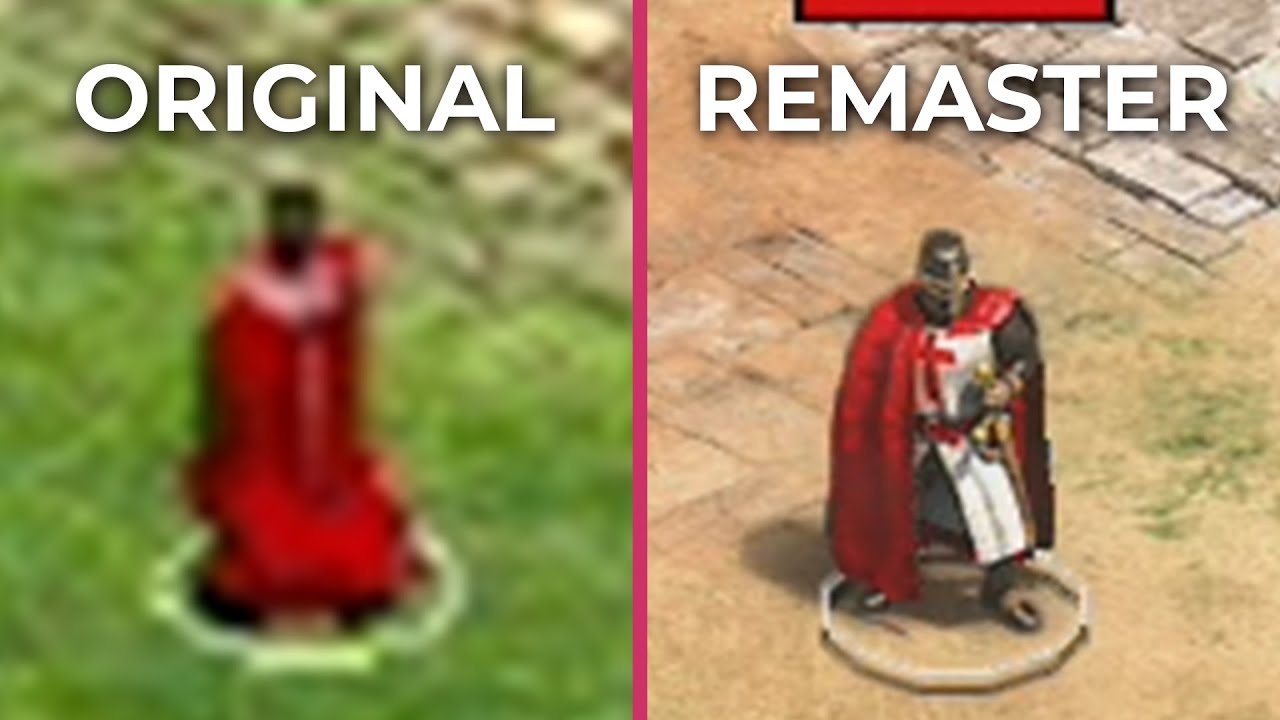 Comparing Graphics of Original and Definitive Edition of Age of Empires 2