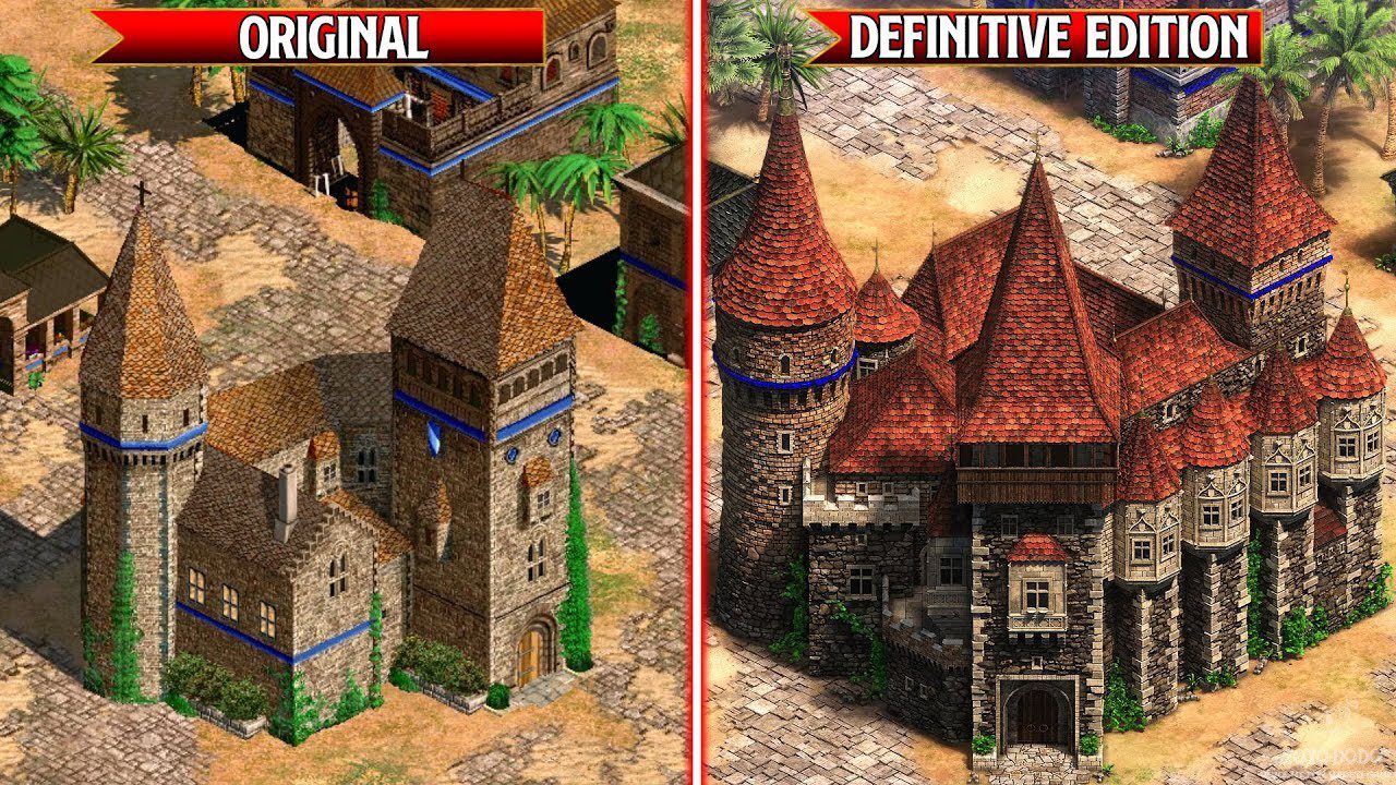 Age of Empires II: Definitive Edition – Comparing All Wonders – Original vs. Remastered