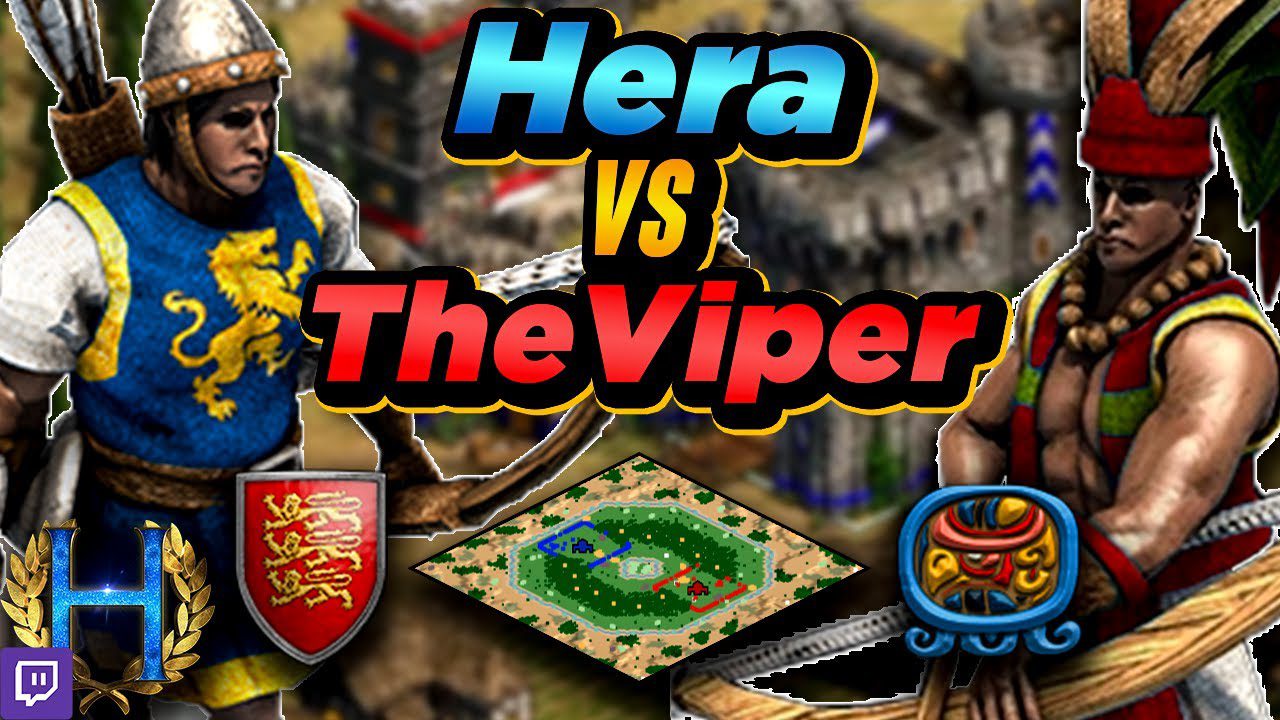 Britons Versus Mayans in a One-on-One Battle with the Ring of Reeds Versus TheViper in Age of Empires II