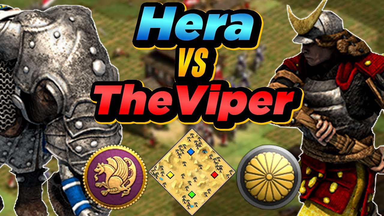 Persians versus Japanese in Arabia with Viper in Age of Empires II