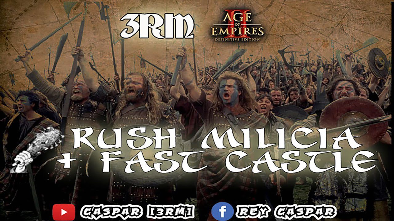 Age of Empires II: Definitive Edition – Militias, Fast Castle, Double Archery in 16 Minutes