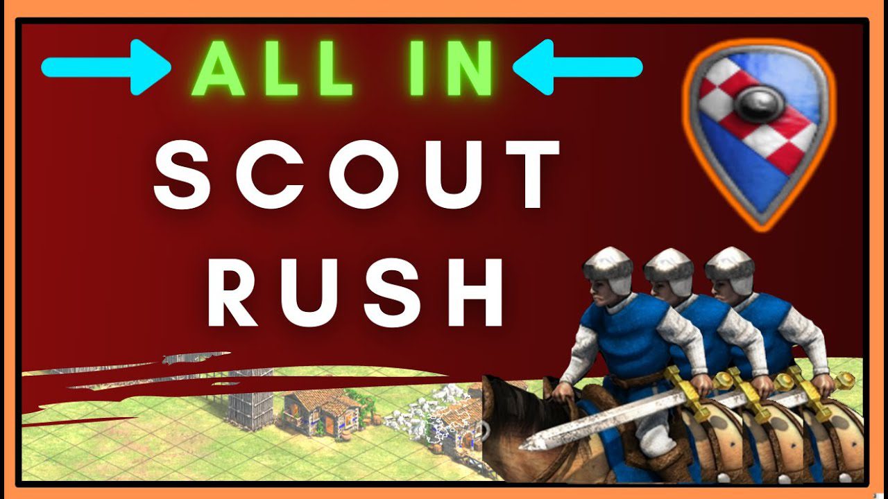 Age of Empires II: Sicilian All-In Scout Rush Build Order