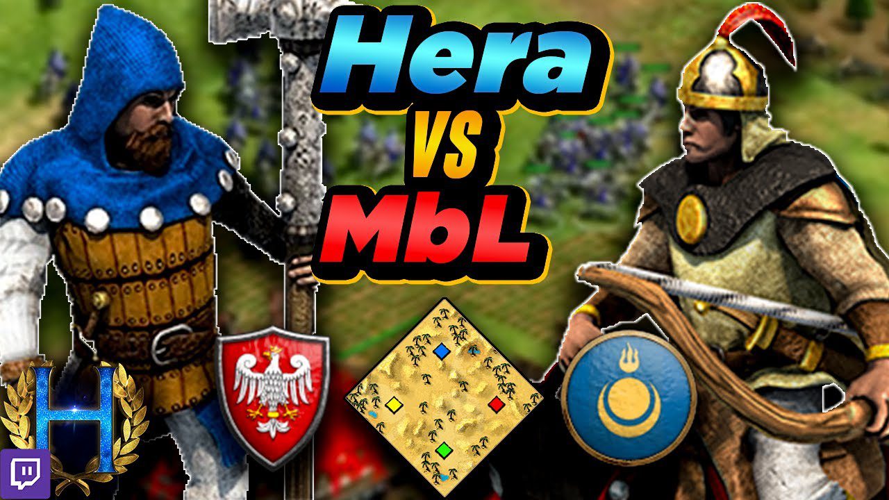 Poles Versus Mongols in One-on-One Battle in Arabia in Age of Empires II