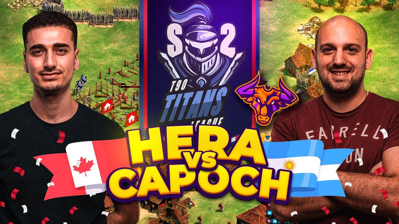 Hera Versus Capoch: This Man Has Become a Machine in the Titans League Age of Empires II