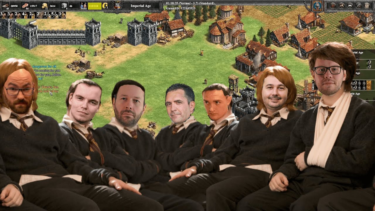 A Glimpse of Humorous Moments from Professional Players of Age of Empires II (The Viper, Daut, Mbl, T90, Dave, and Nili)