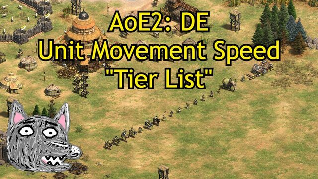 Age of Empires II: Definitive Edition – Tier List of Unit Movement Speeds