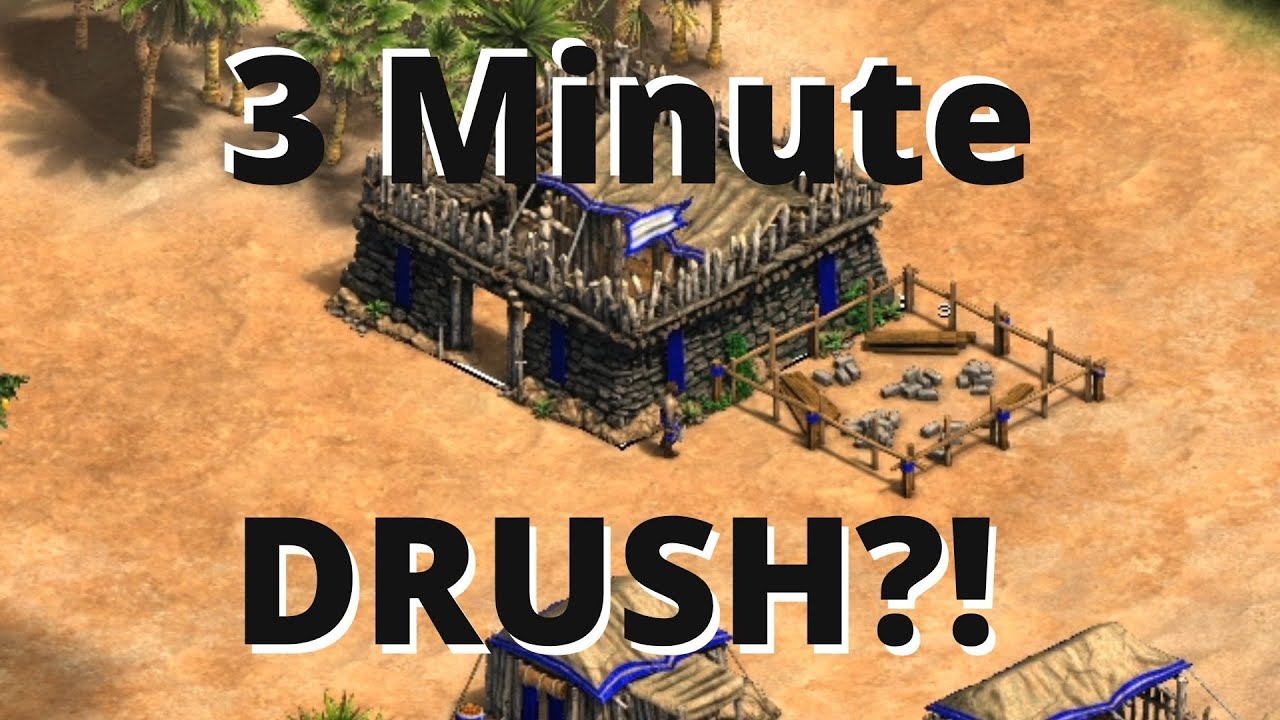 Perform Quickest Drush Possible in Age of Empires II: Definitive Edition