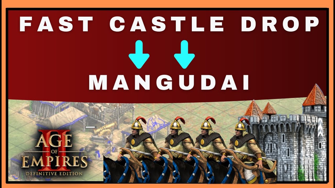 Speedy Castle Placement to Attack Mangudai in Age of Empires II Arena Build Order