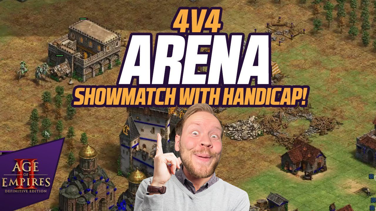 Four-Player Showmatch with Handicap Featuring Liereyy, Daut and Hera from Age of Empires II