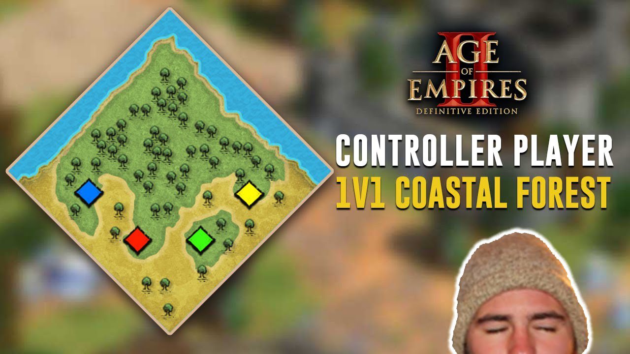 Age of Empires II: One-on-One Coastal Forest Match-Up Between Controller and Keyboard
