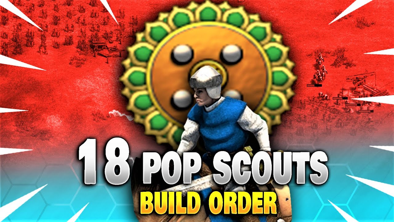 Aggressive Fast Gurjara’s 18 Pop Scouts Age of Empires II Build Order