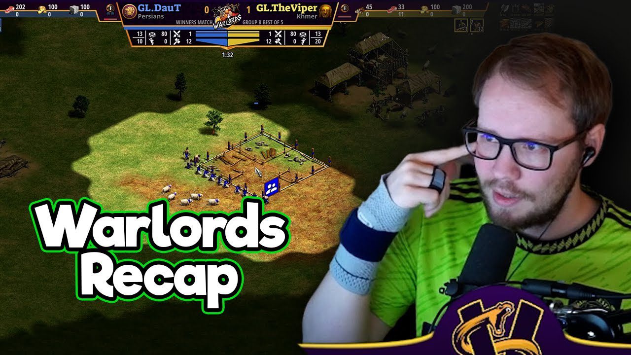 Thirty Thousand Dollar Age of Empires II Warlords Tournament Summary Featuring TheViper