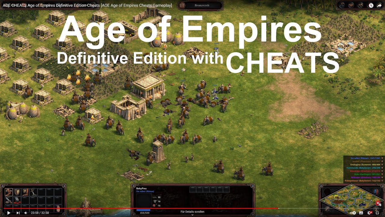 AoE Cheats Age of Empires Definitive Edition Cheats