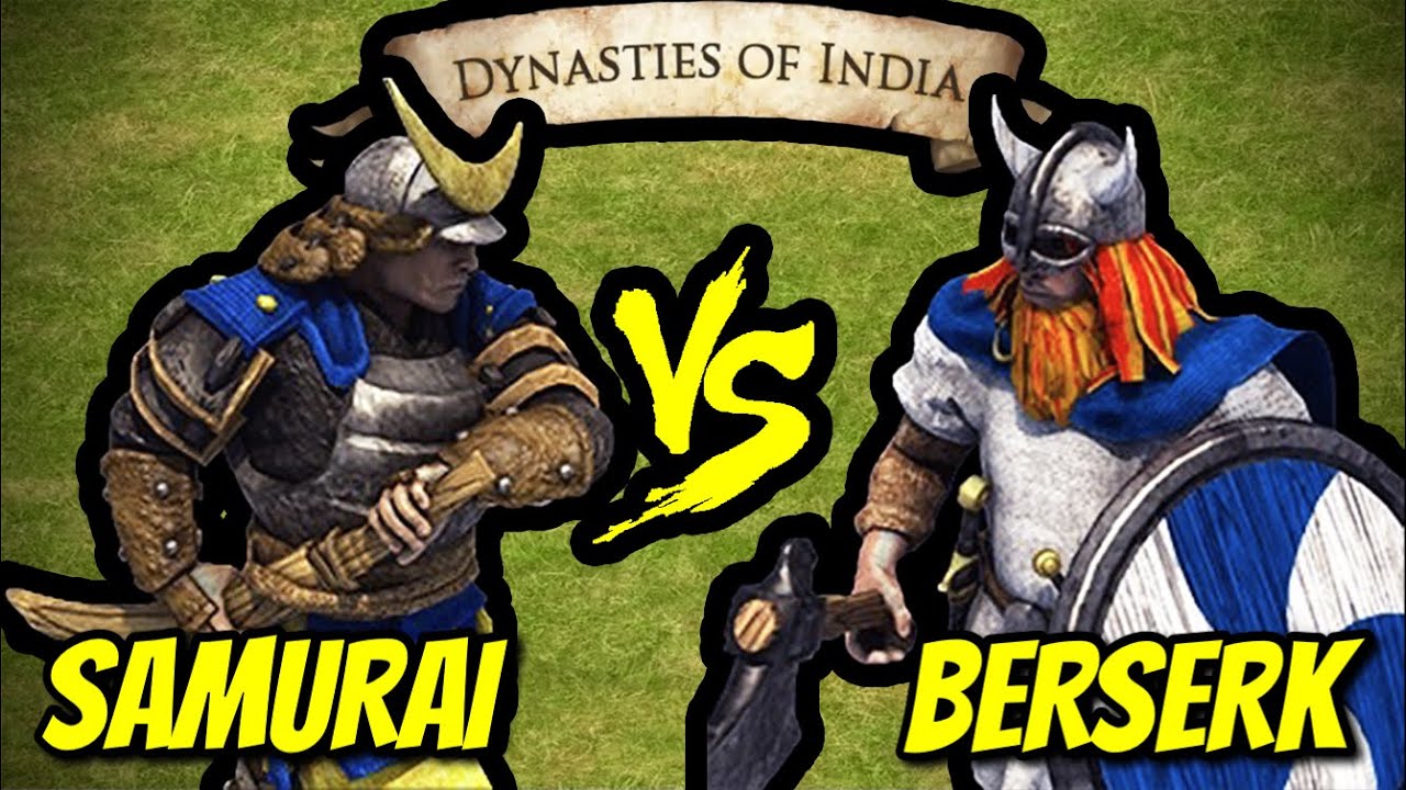 200 ELITE SAMURAI vs 200 ELITE BERSERKS | AoE II: DE