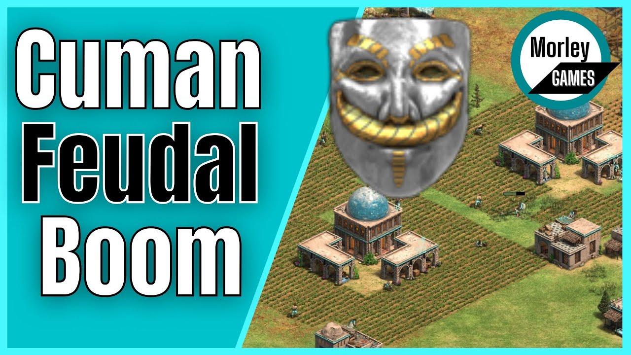 AOE2 Build Order | CUMANS 2 Town Center Feudal Age BOOM 21 population
