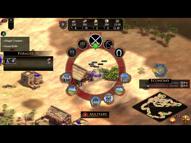 Age of Empires 2 Xbox 1v1 Ranked Knigh vs Knight Action