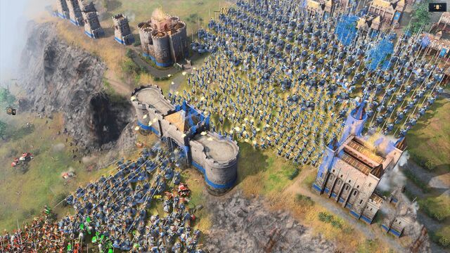 Age of Empires 4 – MASSIVE HILL DEFENSE