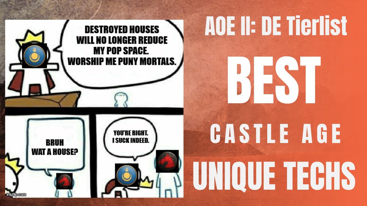 Best Castle Age Unique Techs | AOE2 DE Tierlist (June 2022)