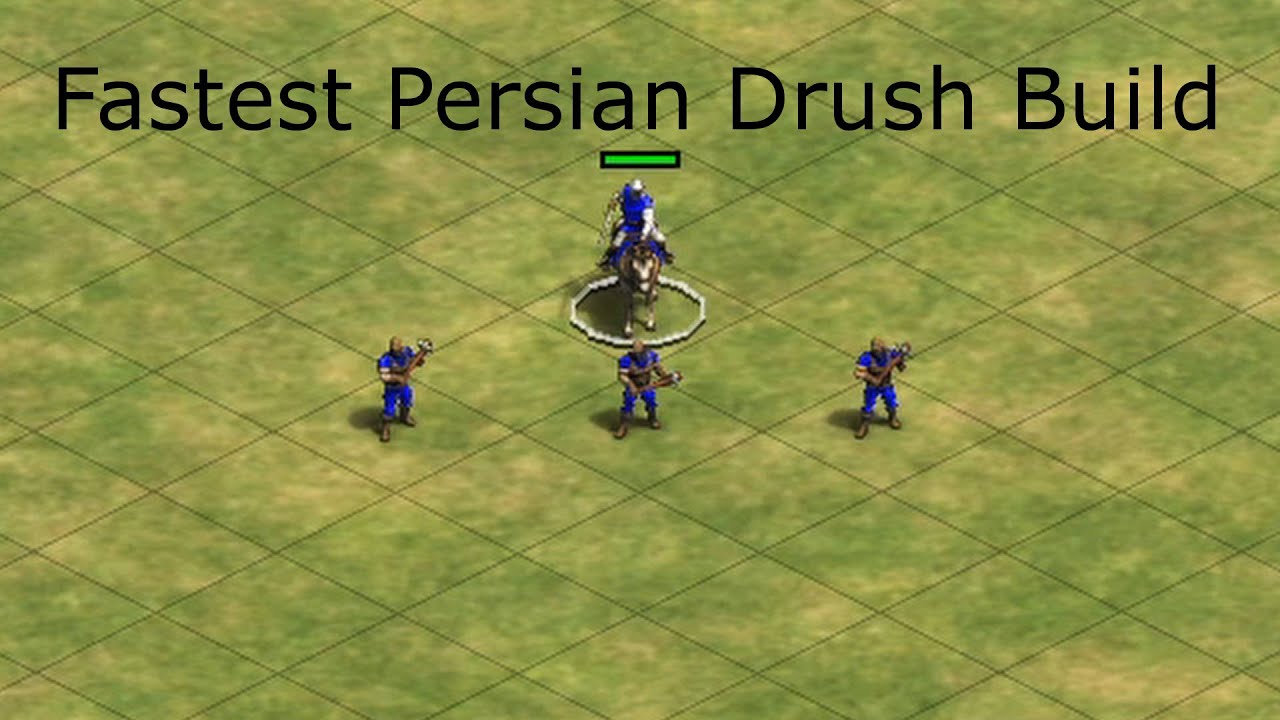 Build Order: Fastest Persian Drush Fast Castle