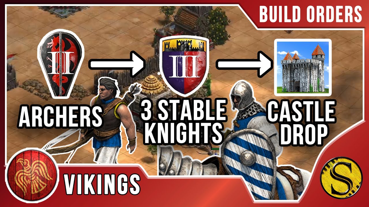 age of empires 2 hd vikings fast castle build order