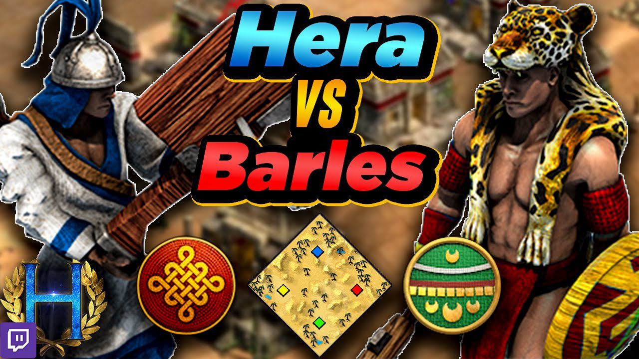 Chinese versus Aztecs One Versus One Arabia versus Barles Age of Empires Two