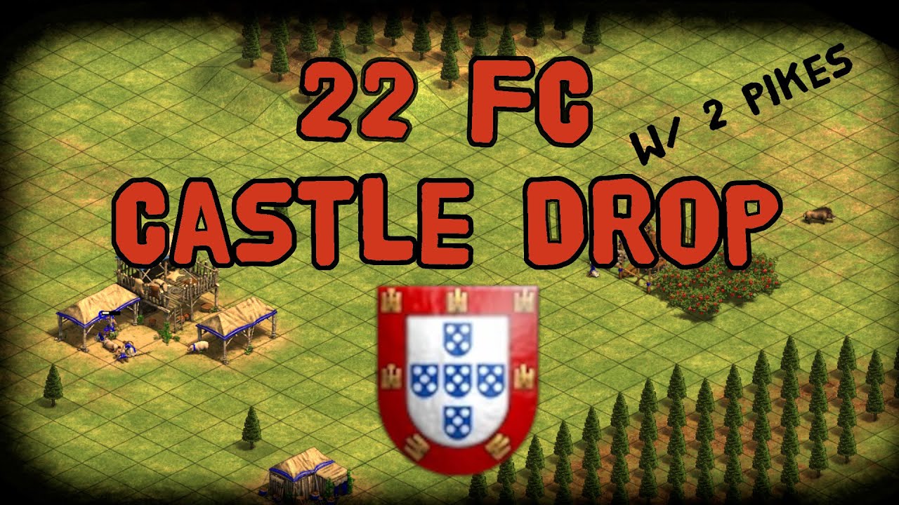 Constructing a Portuguese Arena with Two Pikes and Twenty-Two Popular Castle Drops