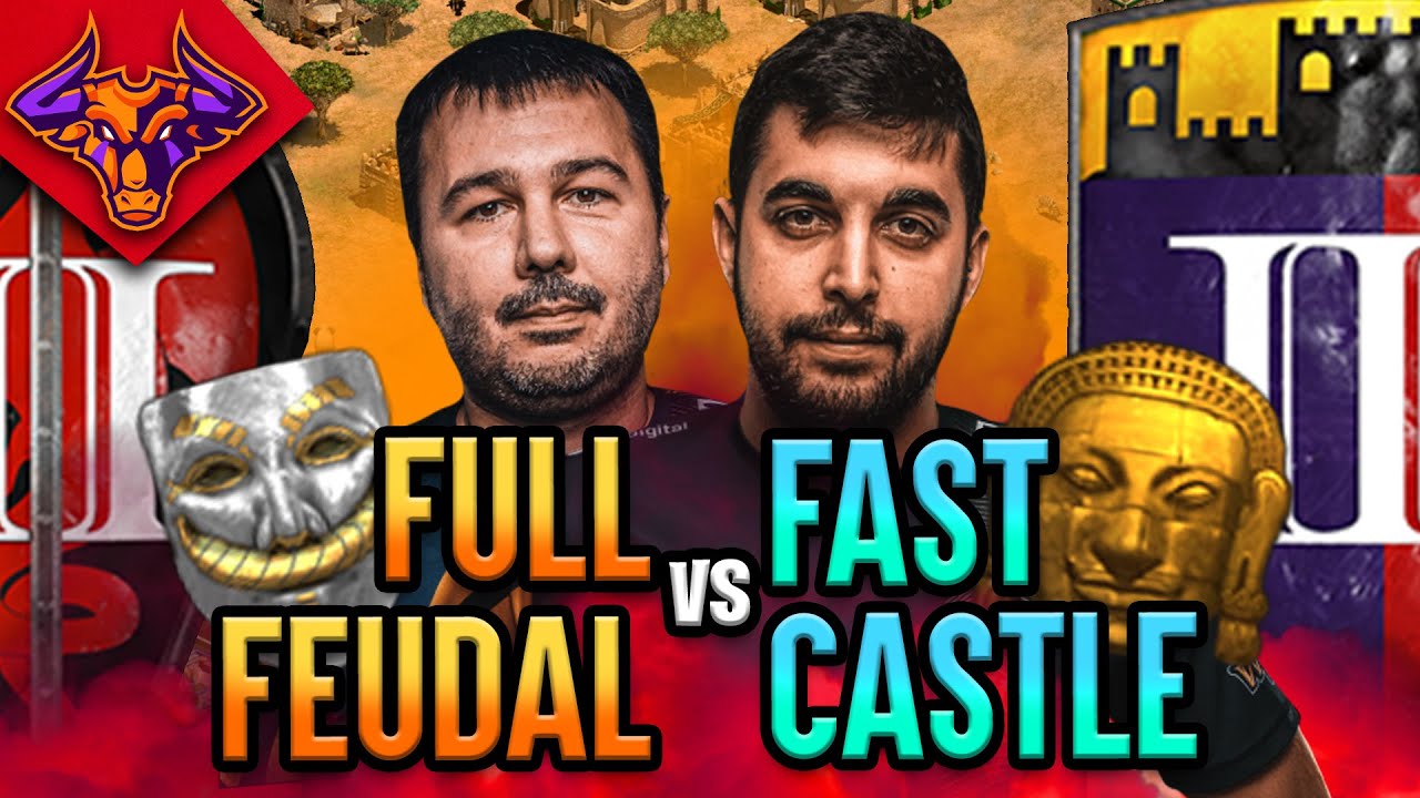 DauT and TaToH with a FULL FEUDAL vs FAST CASTLE #cumans #khmer #ageofempires2
