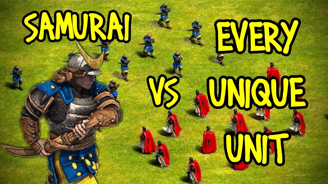 ELITE SAMURAI vs EVERY UNIQUE UNIT | AoE II: Definitive Edition ELITE SAMURAI vs EVERY UNIQUE UNIT | AoE II: Definitive Edition