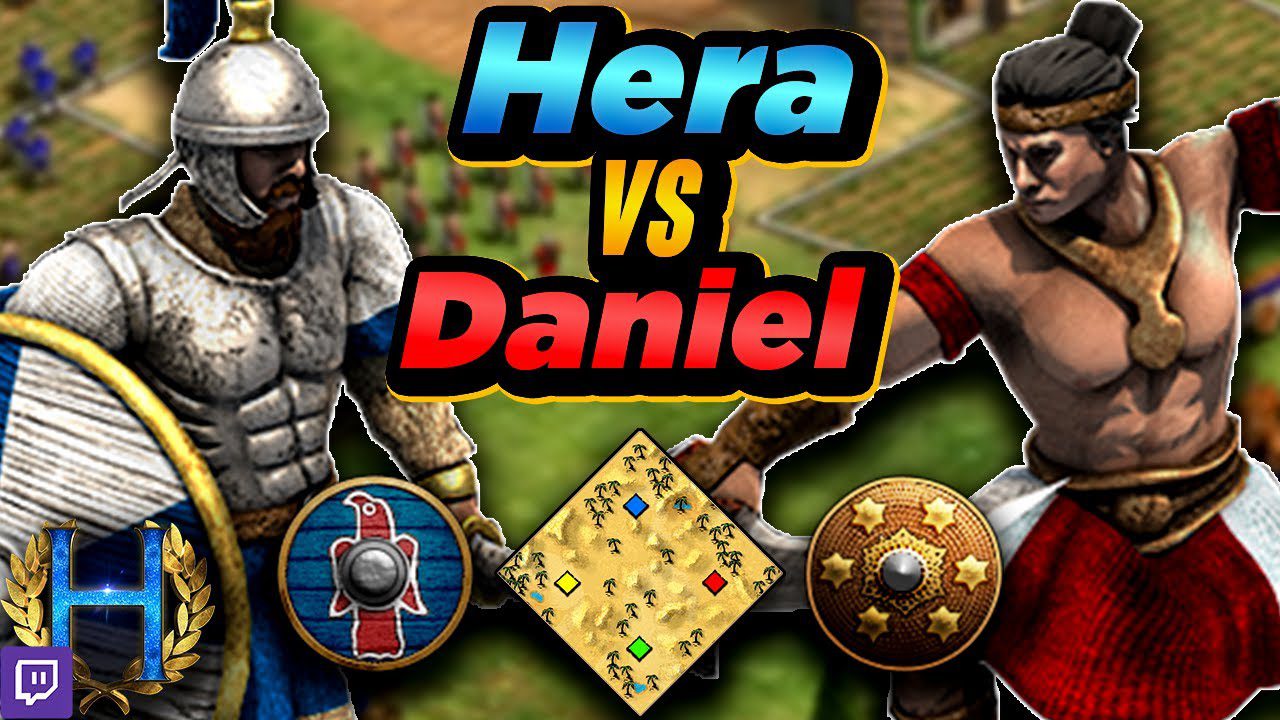 Goths versus Malays in One-on-One Battle in Arabia Featuring Daniel in Age of Empires II
