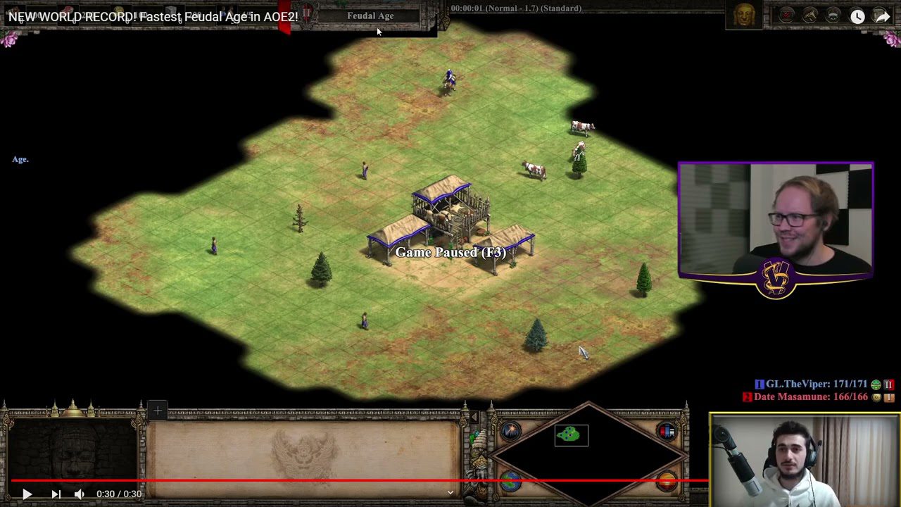 *HUGE SCANDAL* VIPER CHEATING | HERA STILL OFFICIAL WORLD RECORD HOLDER FOR FASTEST FEUDAL AOE2 DE