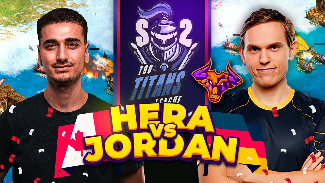 Hera and Jordan Competing for First Place in Titans League of Age of Empires II