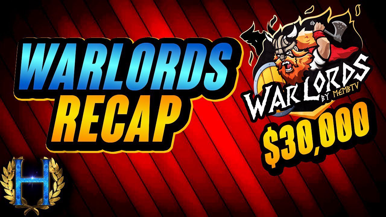 Hera’s Thirty Thousand Dollar Warlords Tournament Summary (Contains Spoilers)